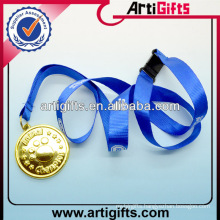 Newest fashion lanyard nylon string with medal